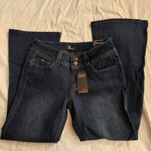 Y2K Flavour Bubblegum 10P Jeans 10S Petite Short 10 P Regular Stretch Flare NEW